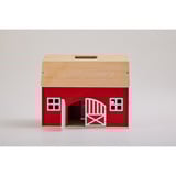 Schleich FARM WORLD Ferme en bois Rétro, Jeu de construction Ferme, 3 an(s), Multicolore, Bois