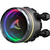 Sharkoon S90 RGB, Watercooling Noir, Connecteur de ventilateur PWM à 4 broches