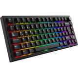 Sharkoon SKILLER SGK55W RGB clavier gaming Noir, Layout DE (QWERTZ), Sharkoon Linéaire, 75%