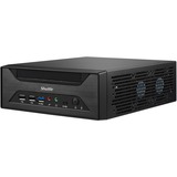 Shuttle XPC slim Barebone XH610 - S1700, Intel H610, 1xDP, 1xHDMI, 1x VGA, 2x COM (RS232), 2x LAN (2.5G and 1G), 1x slim 5.25", 2x 3.5", 2x M.2, fonctionnement permanent 24/7 Noir, Intel H610, 1xDP, 1xHDMI, 1x VGA, 2x COM (RS232), 2x LAN (2.5G and 1G), 1x slim 5.25", 2x 3.5", 2x M.2, fonctionnement permanent 24/7, PC de dimension 3,5L, PC type barebone, Intel H610, LGA 1700, DDR4-SDRAM, M.2, PCI Express, Série ATA III