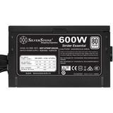 SilverStone ST60F-ES230 unité d'alimentation d'énergie 600 W 20+4 pin ATX ATX Noir alimentation  Noir, 600 W, 180 - 264 V, 47 - 63 Hz, 4.5 A, Actif, 120 W