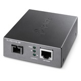TP-Link TL-FC111A-20 convertisseur de support réseau 100 Mbit/s Monomode Noir, Media Converter 100 Mbit/s, IEEE 802.3, IEEE 802.3i, IEEE 802.3u, 10,100 Mbit/s, 10BASE-T, 100BASE-T, 100BASE-FX, Complète, Demi