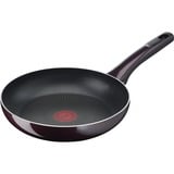 Tefal Resist Intense D5220283 poêle Poêle polyvalente Rond Rond, Poêle polyvalente, Noir, Rouge, Titane, 175 °C, Aluminium