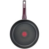 Tefal Resist Intense D5220283 poêle Poêle polyvalente Rond Rond, Poêle polyvalente, Noir, Rouge, Titane, 175 °C, Aluminium