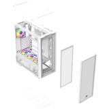 Thermaltake S380 TG ARGB boîtier midi tower Blanc | 2x USB-A | 1x USB-C | RGB | Verre Trempé