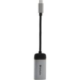 Verbatim 49143 câble vidéo et adaptateur 0,1 m USB Type-C HDMI Noir, Argent Argent/Noir, 0,1 m, USB Type-C, HDMI, Mâle, Femelle, Droit