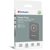 Verbatim Charge 'n' Go Lithium Polymère (LiPo) 5000 mAh Recharge sans fil Gris, Powerbank Gris, 5000 mAh, Lithium Polymère (LiPo), Quick Charge 3.0, Recharge sans fil, Gris