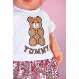 ZAPF Creation BABY born Glam Outfit 43cm, Accessoires de poupée BABY born Glam Outfit 43cm, Ensemble d'habits de poupée, 3 an(s)
