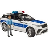 bruder Véhicule de police Range Rover Velar avec agent de police, lumières et sons, Modèle réduit de voiture 02890