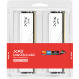 ADATA LANCER BLADE RGB module de mémoire 32 Go 2 x 16 Go DDR5 ECC, Mémoire vive Blanc, 32 Go, 2 x 16 Go, DDR5, 6000 MHz, 288-pin DIMM, Blanc