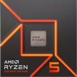 AMD Ryzen 5 7600, 4,0 GHz (5,2 GHz Turbo Boost) socket AM5 processeur Unlocked, Boxed, Wraith Stealth, processeur en boîte