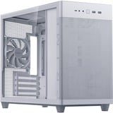 ASUS PRIME AP201 CASE TG WHITE Mini Tower Blanc, boîtier pc Blanc | 2x USB-A | 1x USB-C | Verre Trempé
