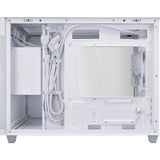 ASUS PRIME AP201 CASE TG WHITE Mini Tower Blanc, boîtier pc Blanc | 2x USB-A | 1x USB-C | Verre Trempé