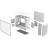 ASUS PRIME AP201 CASE TG WHITE Mini Tower Blanc, boîtier pc Blanc | 2x USB-A | 1x USB-C | Verre Trempé
