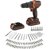 BLACK+DECKER BDCHD18BAFC, Perceuse à percussion Noir/Orange