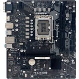 Biostar H610MH D5 carte mère socket 1700 Noir, Gb-LAN, Sound, µATX
