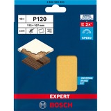 Bosch 2 608 900 893 fourniture de ponçage et de meulage rotatif Bois pâte sablée, Feuille abrasive pâte sablée, Bois, Bosch, Marron, Rectangulaire, 107 mm