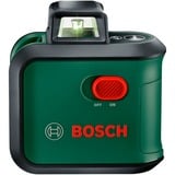 Bosch Laser à lignes croisées AdvancedLevel 360, Laser Cross Ligne Vert/Noir