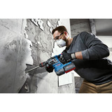 Bosch Marteau perforateur sans fil GBH 18V-22 X Professional solo, 18 Volt, Marteau piqueur Bleu/Noir