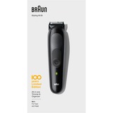 Braun All-in-one 81728159 tondeuse à barbe Noir Noir, Lavable, AC/Batterie, Noir