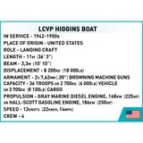 COBI World War II - LCVP Higgins Boat, Jouets de construction 