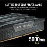 Corsair 32 Go DDR5-6000 Kit, Mémoire vive Noir, CMK32GX5M2E6000C36, Vengeance, XMP