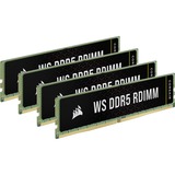 Corsair 64 Go DDR5-5600 ECC (4x 16 Go) Quad-Kit, Mémoire vive Noir, CMA64GX5M4B5600C40, WS, XMP 3.0