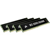 Corsair 64 Go DDR5-5600 ECC (4x 16 Go) Quad-Kit, Mémoire vive Noir, CMA64GX5M4B5600C40, WS, XMP 3.0
