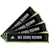 Corsair 64 Go DDR5-5600 ECC (4x 16 Go) Quad-Kit, Mémoire vive Noir, CMA64GX5M4B5600C40, WS, XMP 3.0