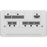 Corsair RM750e 80 Plus Gold Blanc Reconditionné alimentation modulaire 750 watt Blanc, 1x 12V-2x6, 1x PCIe