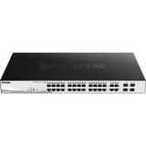 D-Link DGS-1210-28P Géré L2 Gigabit Ethernet (10/100/1000) Connexion Ethernet, supportant l'alimentation via ce port (PoE) 1U, Switch Argent/Noir, Géré, L2, Gigabit Ethernet (10/100/1000), Connexion Ethernet, supportant l'alimentation via ce port (PoE), Grille de montage, 1U