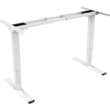 Digitus Châssis de table réglable en hauteur électrique, double moteur, 3 niveaux, Piètement Blanc