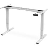 Digitus Châssis de table réglable en hauteur électrique, double moteur, 3 niveaux, Piètement Blanc