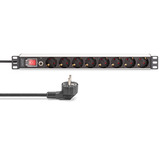 Digitus DN-95436, Multiprise Noir/en aluminium