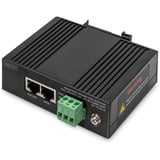 Digitus Injecteur Gigabit Ethernet PoE, industriel, PoE-Injecteur Noir