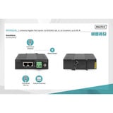 Digitus Injecteur Gigabit Ethernet PoE, industriel, PoE-Injecteur Noir