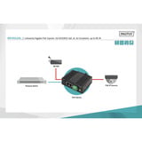 Digitus Injecteur Gigabit Ethernet PoE, industriel, PoE-Injecteur Noir