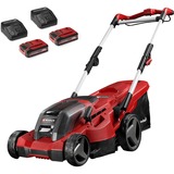 EINHELL Power X-Change Tondeuse à gazon sans fil GE-CM 36/37 Li, 36 volts (2x18V) Rouge/Noir