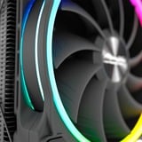 EKL Dolomit Premium Processeur Refroidisseur 12 cm Noir 1 pièce(s) Refroidisseur CPU RGB  Noir (Mat), Refroidisseur, 12 cm, 500 tr/min, 1600 tr/min, 23,5 dB, 92,6 m³/h
