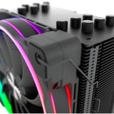 EKL Dolomit Premium Processeur Refroidisseur 12 cm Noir 1 pièce(s) Refroidisseur CPU RGB  Noir (Mat), Refroidisseur, 12 cm, 500 tr/min, 1600 tr/min, 23,5 dB, 92,6 m³/h