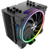 EKL Dolomit Premium Processeur Refroidisseur 12 cm Noir 1 pièce(s) Refroidisseur CPU RGB  Noir (Mat), Refroidisseur, 12 cm, 500 tr/min, 1600 tr/min, 23,5 dB, 92,6 m³/h