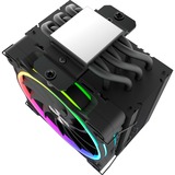 EKL Dolomit Premium Processeur Refroidisseur 12 cm Noir 1 pièce(s) Refroidisseur CPU RGB  Noir (Mat), Refroidisseur, 12 cm, 500 tr/min, 1600 tr/min, 23,5 dB, 92,6 m³/h