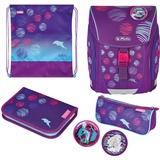 Herlitz FiloLight Plus Sea Bubbles, Cartable Bleu foncé/Violet