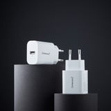 Intenso Adaptateur secteur W5A pack de 2 chargeur Blanc, 1x USB-A