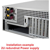Inter-Tech 4U-4408L boîtier rack Noir | 2x USB-A