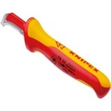 KNIPEX Couteau à dénuder 98 55 Rouge/Jaune