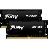 Kingston FURY Kit 64 Go DDR4-3200, Mémoire Noir, KF432S20IBK2/64, Impact