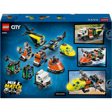 LEGO Set combiné ville avec avion, véhicule de maintenance et aéroglisseur, Jouets de construction 