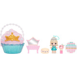 MGA Entertainment Yummiland Beauty Bag Playset + Lip Gloss Doll - Cupcake Beauty Bag, Figurine Mini poupée, Femelle, 4 an(s), Garçon/Fille, Multicolore