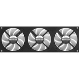 Ocypus Gamma F36 ARGB ventilateurs de boîtier Noir, 3 pièces, 360 x 27 x 120 mm, PWM